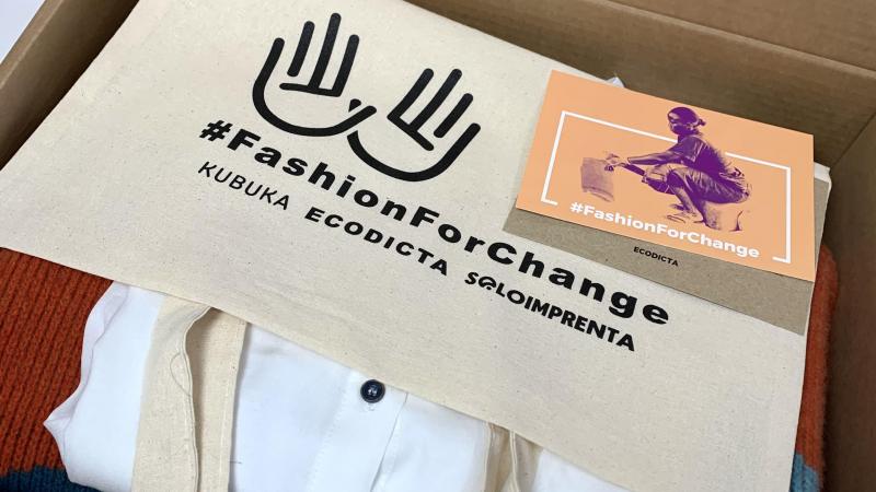 Tote Bag para el reciclado de prendas FashionForChange
