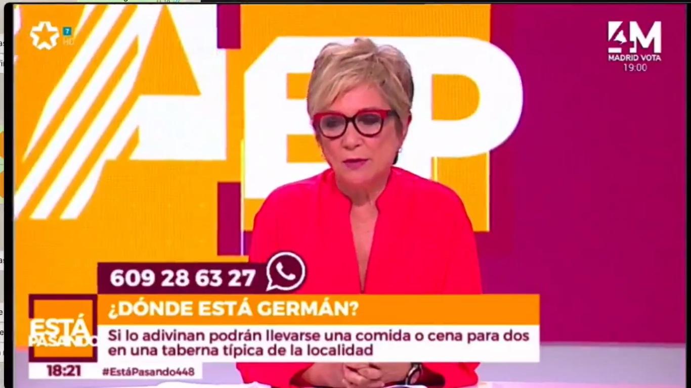 Inés Ballester en Telemadrid