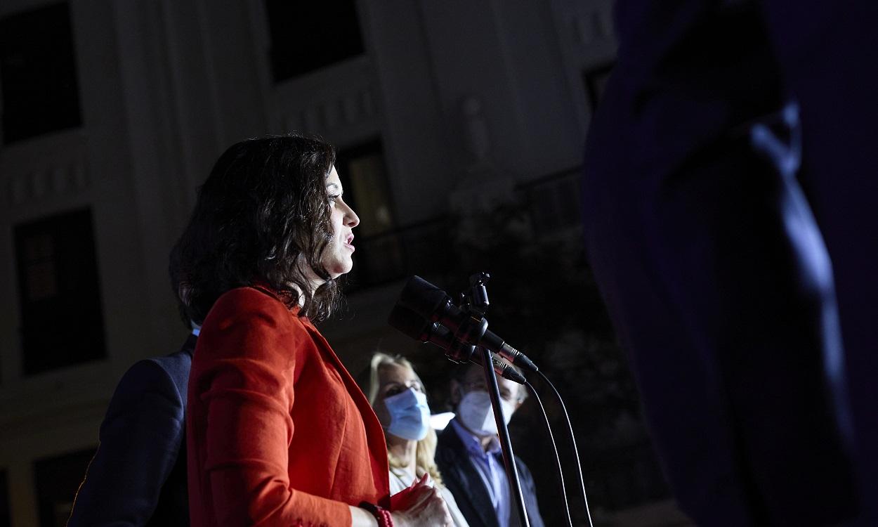 La presidenta de la Comunidad de Madrid y candidata a la reelección por el PP, Isabel Díaz Ayuso. EP