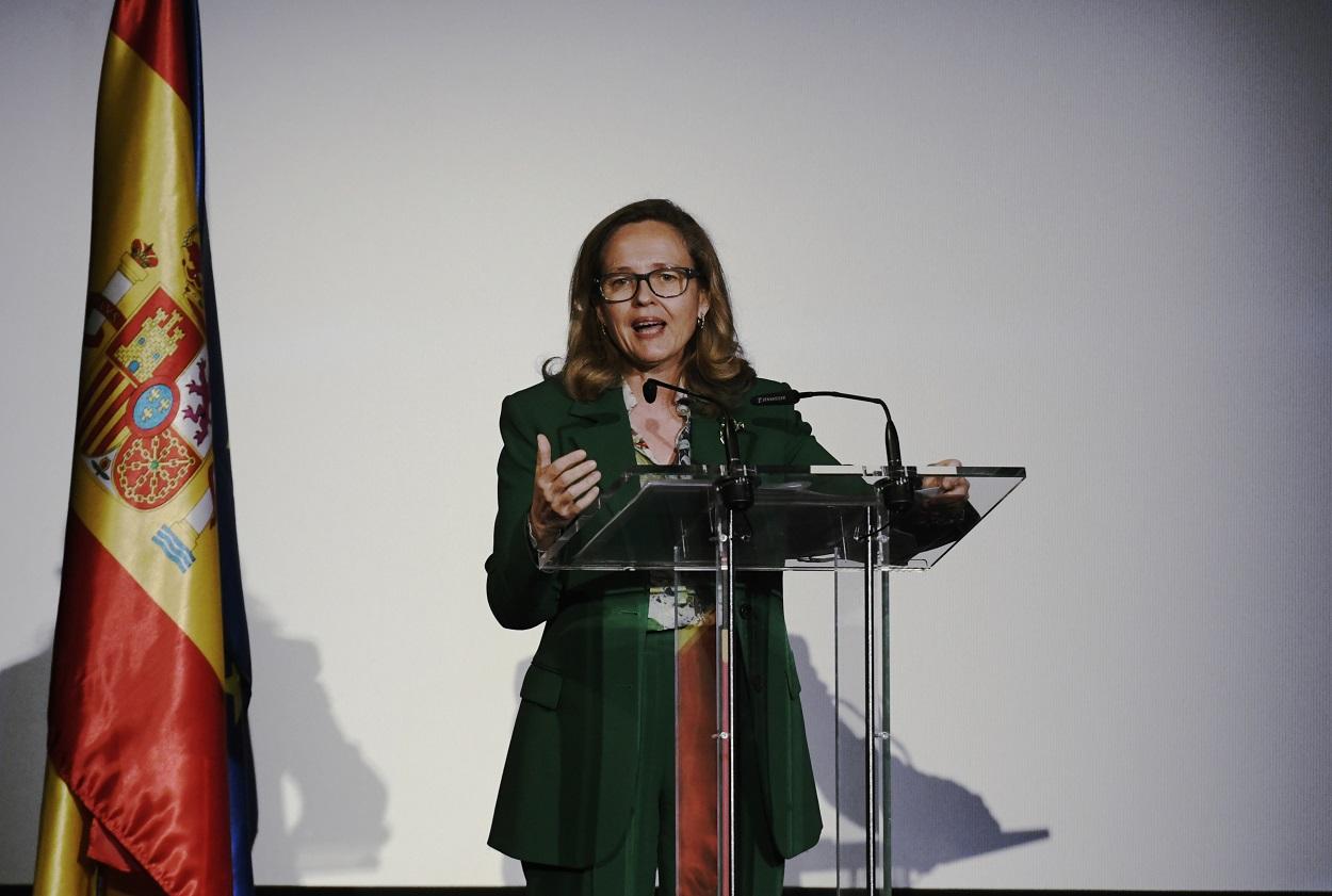 La ministra de Asuntos Económicos, Nadia Calviño, en una imagen de archivo. Europa Press
