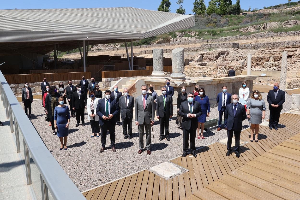 Visita oficial al Museo del Foro Romano de Cartagena