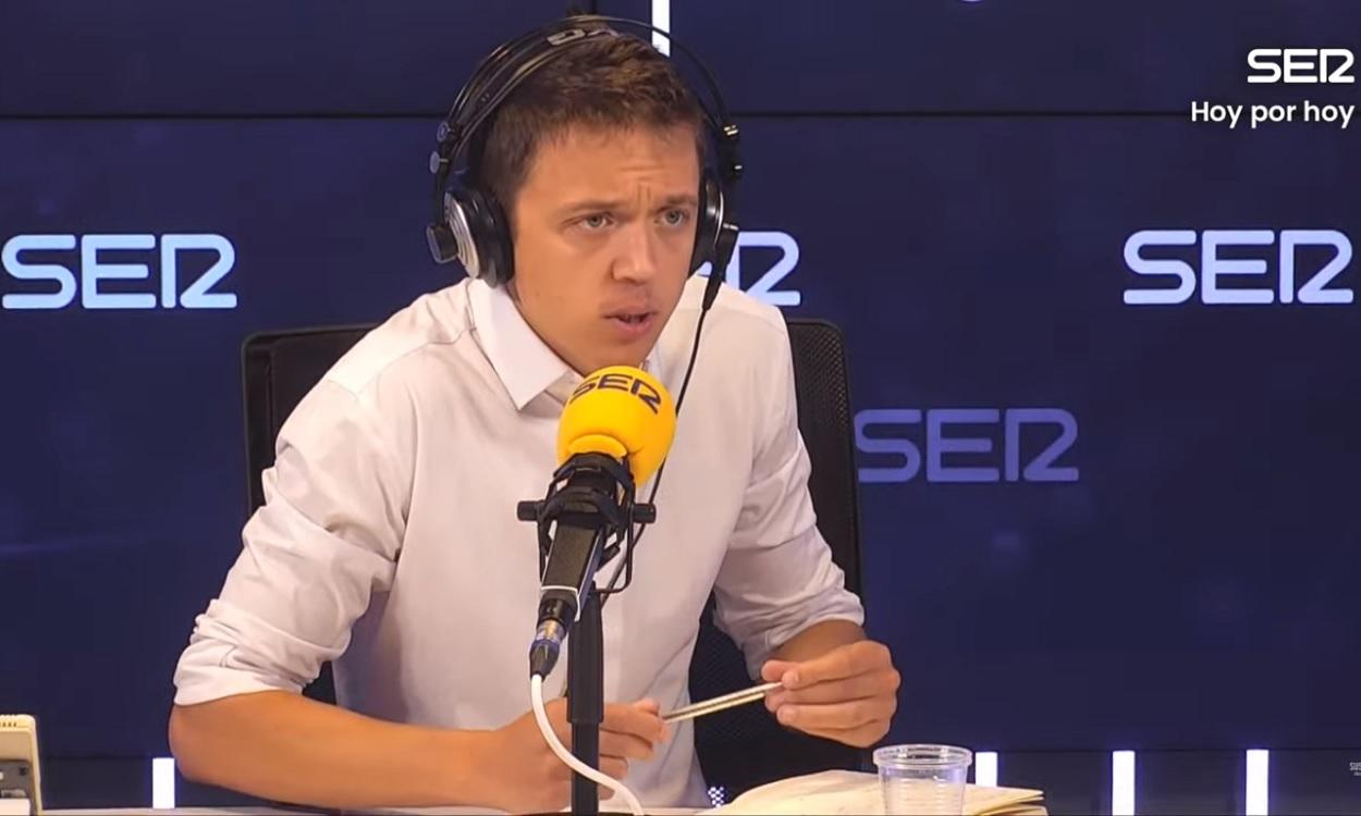 El líder de Más País, Íñigo Errejón. Cadena SER