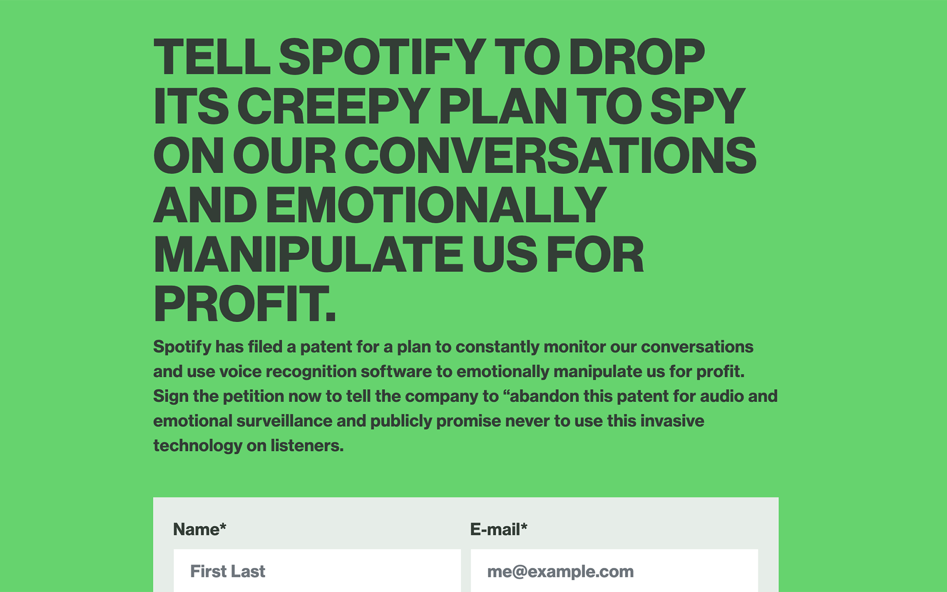 Spotify quiere espiarte y el mundo de la música no quiere permitirlo