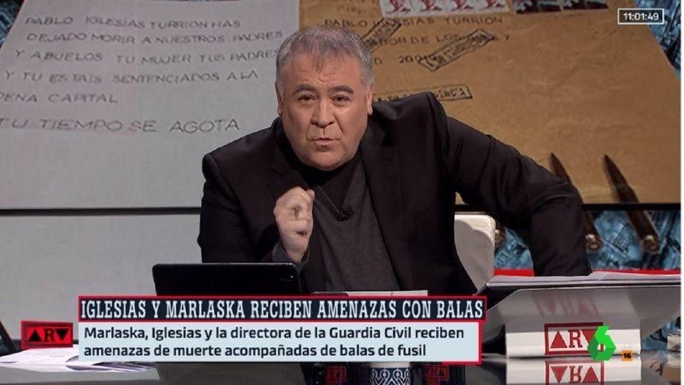 Antonio García Ferreras en 'Al Rojo Vivo'. La Sexta.