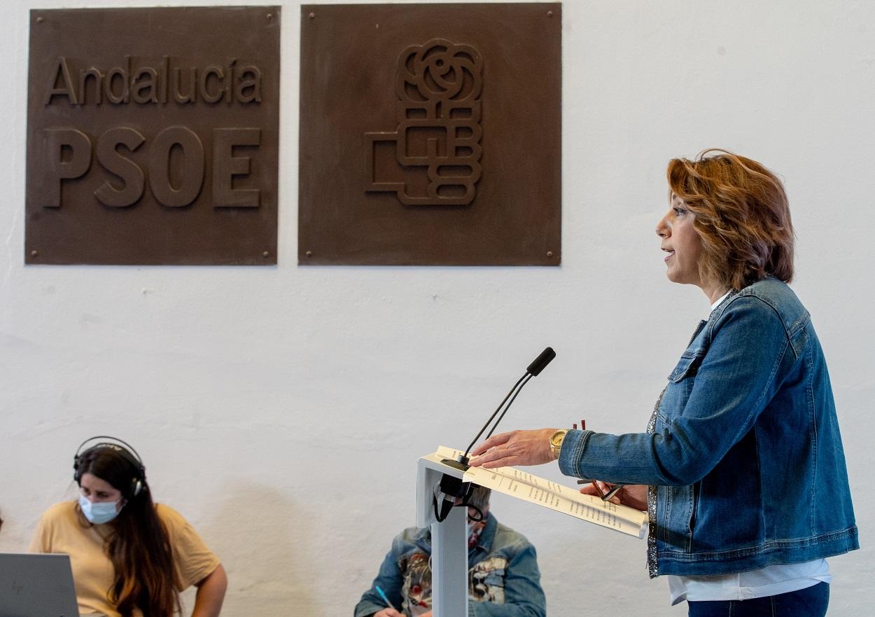 La secretaria general del PSOE-A, Susana Díaz. Fuente: Europa Press.