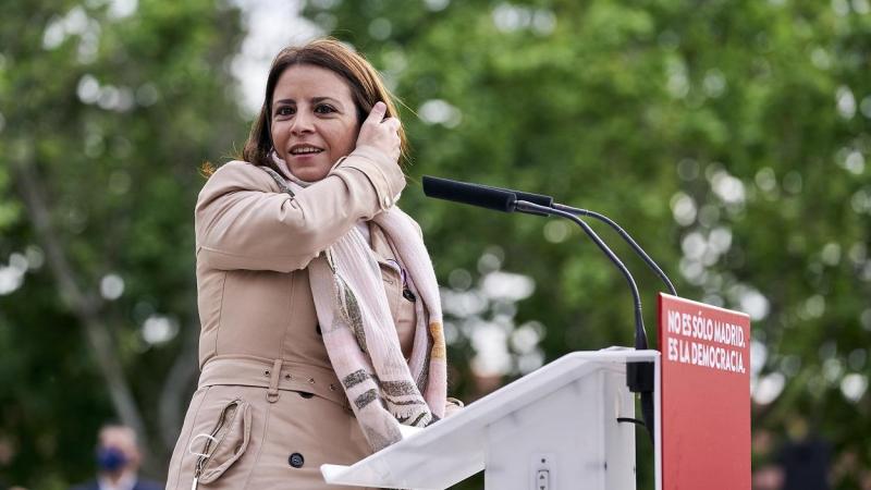 La portavoz del PSOE en el Congreso, Adriana Lastra, en una imagen de archivo. Fuente: Europa Press.