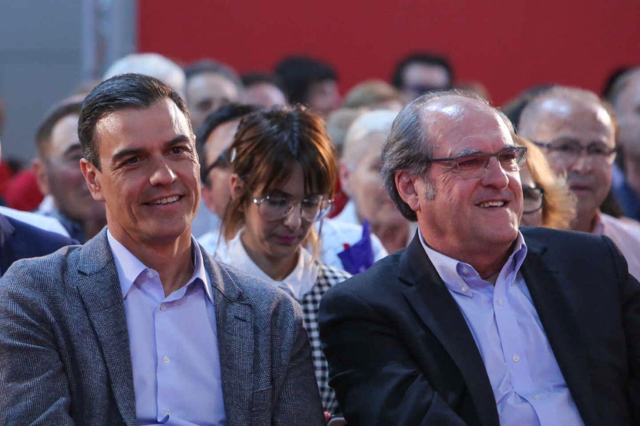 Pedro Sánchez y Ángel Gabilondo.