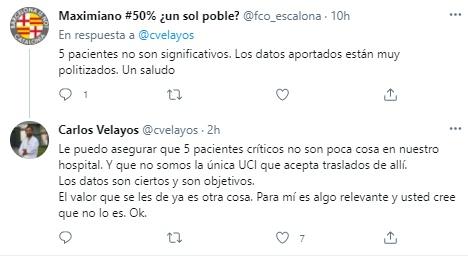 Repuesta de un médico a las críticas sobre sus datos Repuesta de un médico a las críticas sobre sus datos