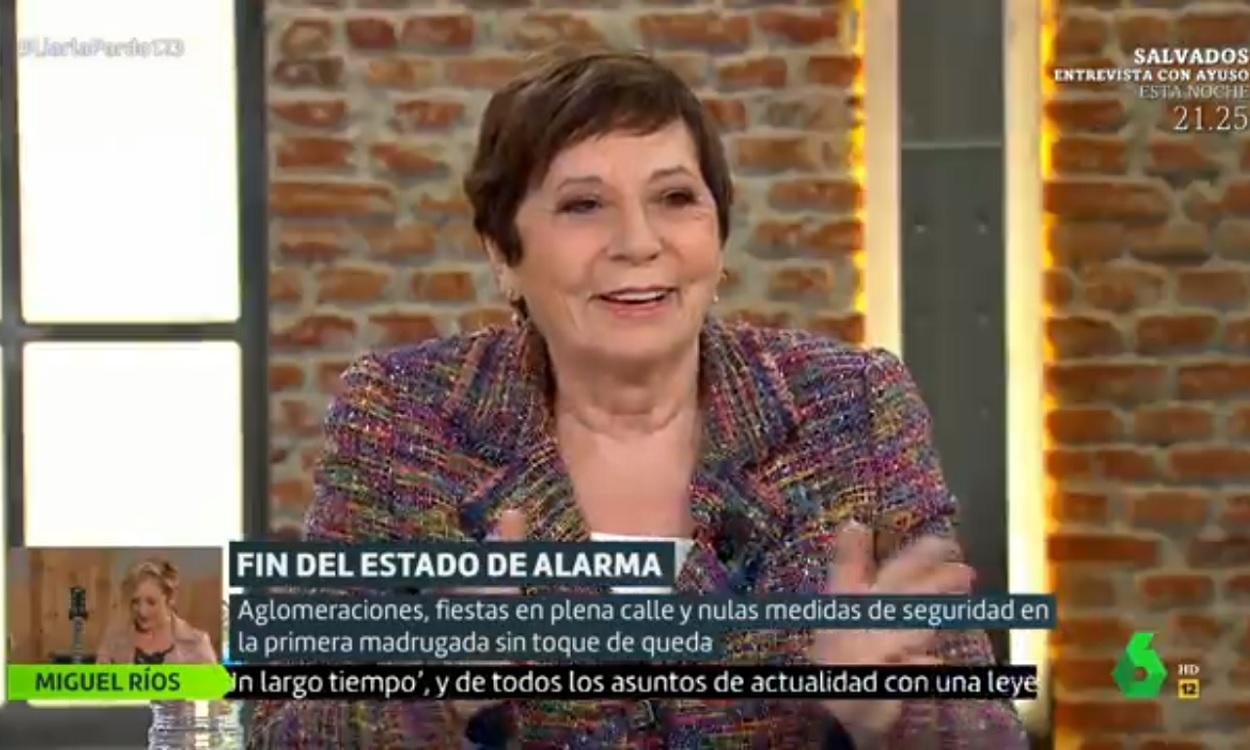 Celia Villalobos en Liarla Pardo. Atresmedia