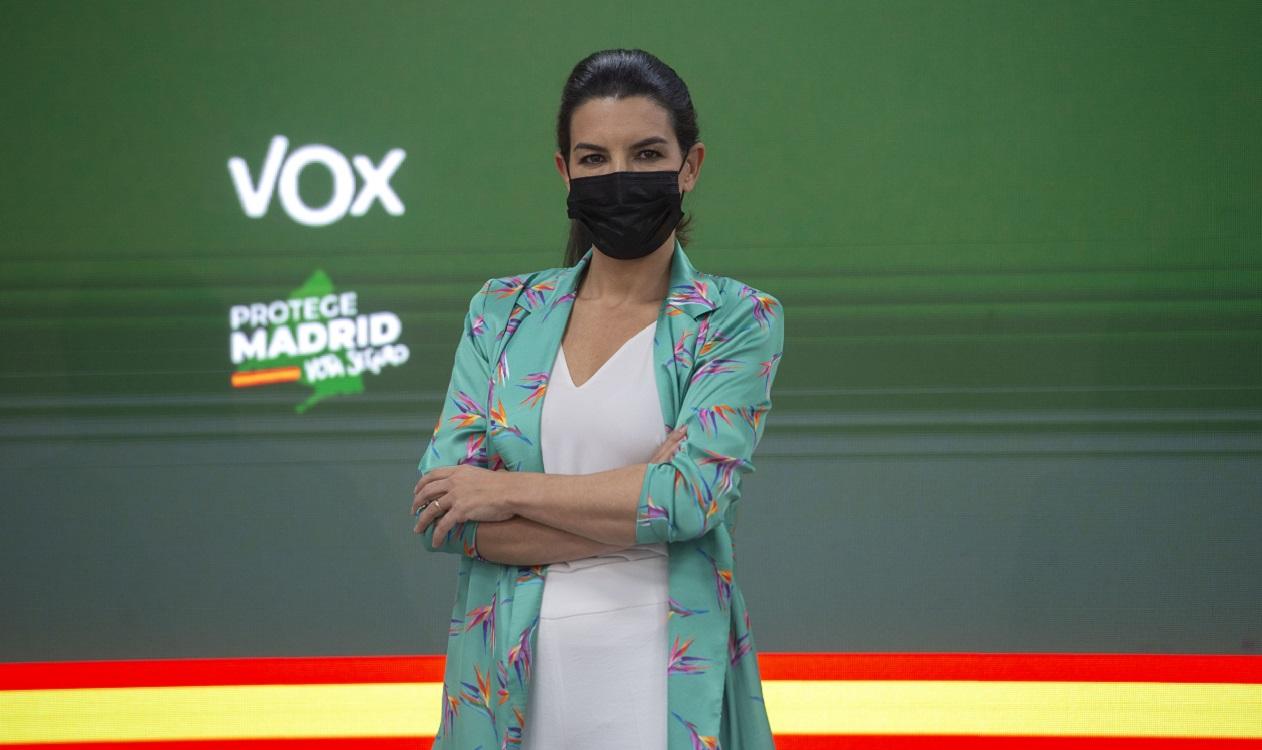Rocío Monasterio, durante una rueda de prensa. EP archivo