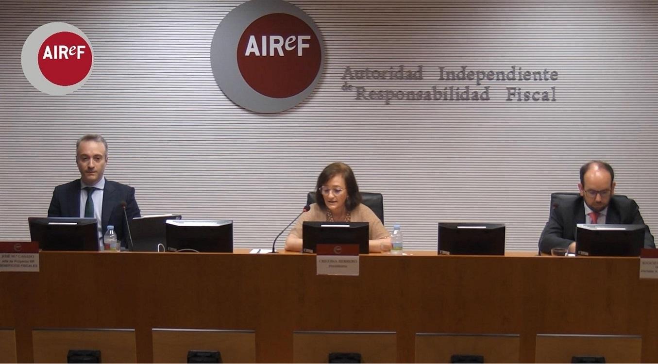 La presidente de la AIReF, Cristina Herrero   Europa Press