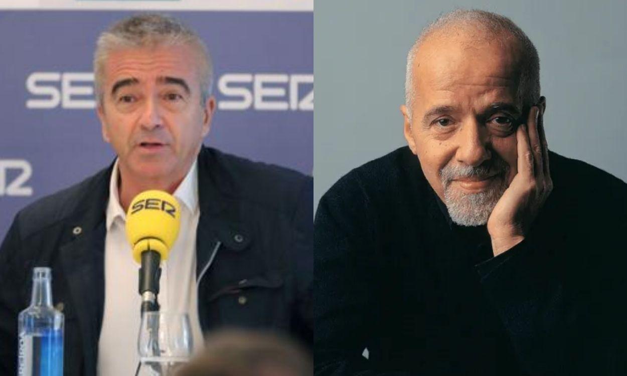 Carles Francino y Paulo Coelho.