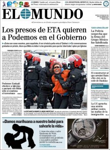 El próximo director de 'El Mundo' se lava las manos con la portada que relaciona a ETA y Podemos