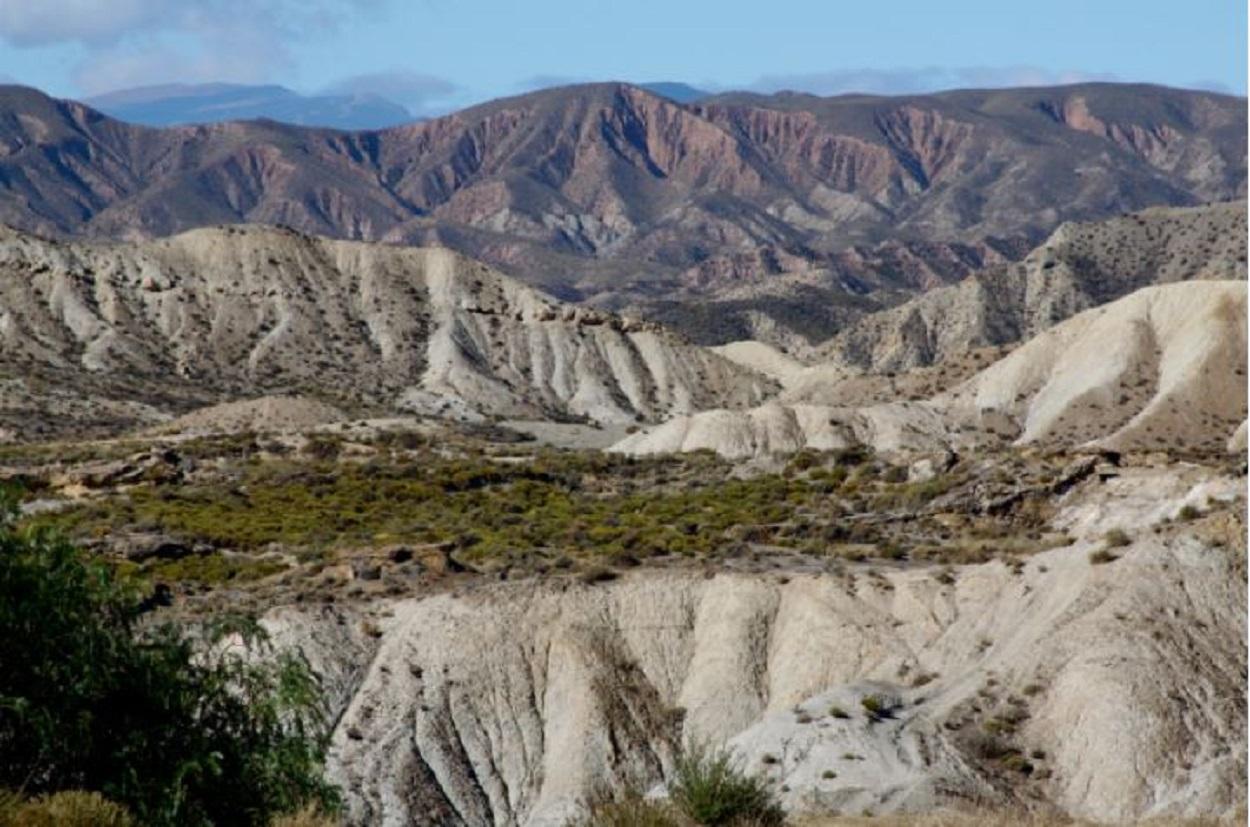 El desierto de Tabernas (Almería), el único desierto de Europa, situado en España