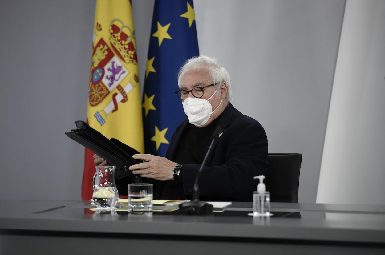 Castells avanza que el próximo curso universario será presencial. Europa Press