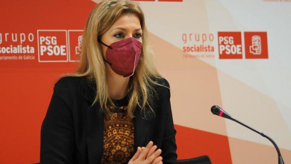 Marina Ortega, portavoz de Política Social del PSdeG en el Parlamento gallego (Foto: Europa Press).