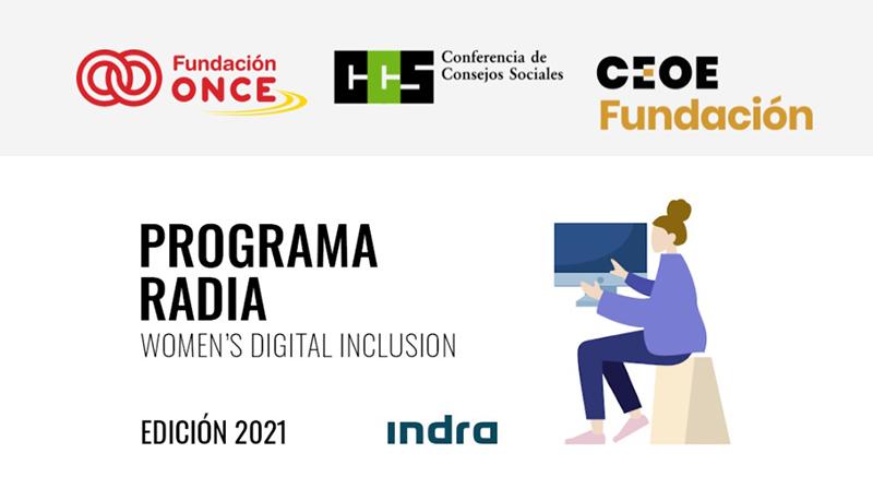 El Programa RADIA está orientado a fomentar la inclusión en entornos de la economía digital