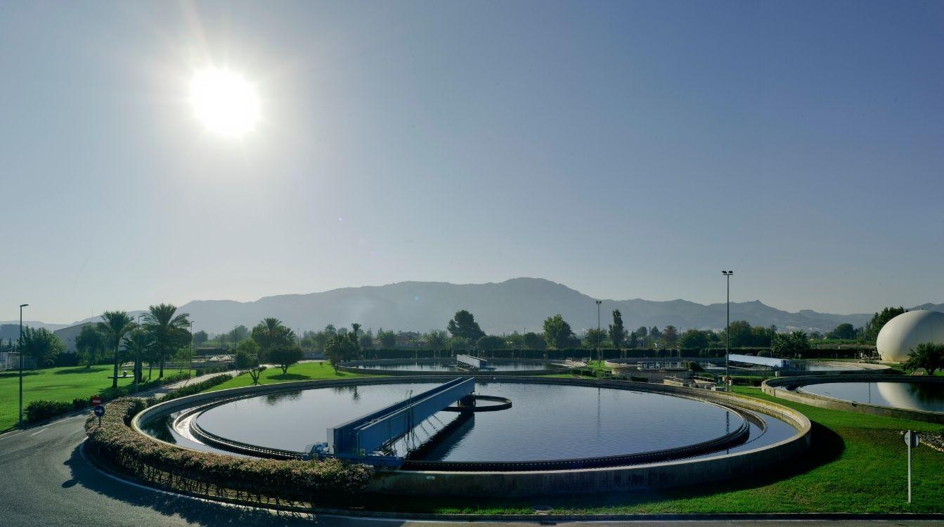 Planta de depuración de aguas residuales en Murcia
