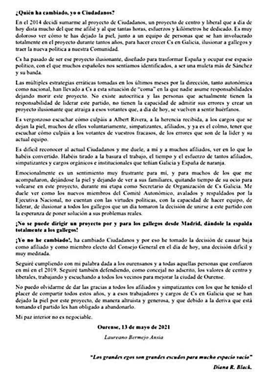 Carta ex secr Org Cs Galicia