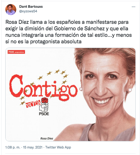 Tuit sobre Rosa Díez 3