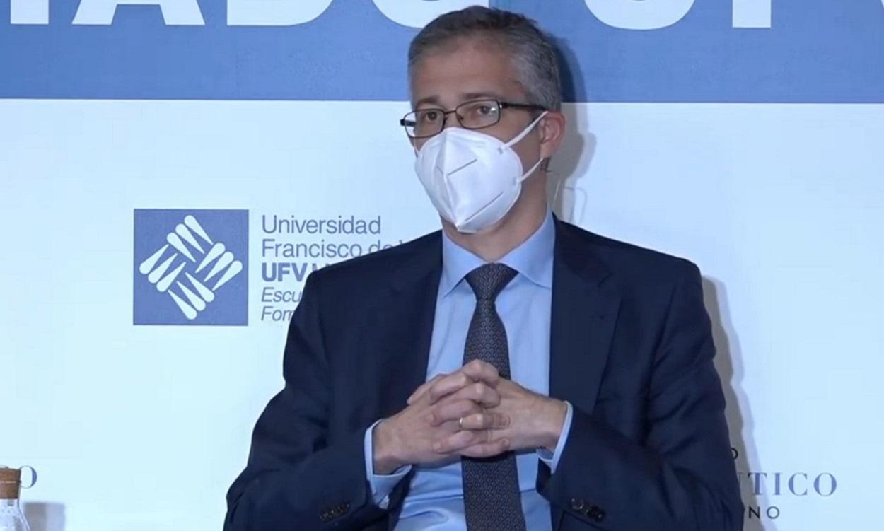 El gobernador del Banco de España, Pablo Hernández de Cos. EP