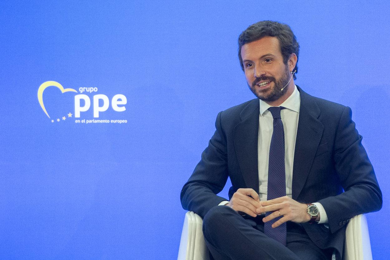 EuropaPress 3699687 presidente pp pablo casado clausura acto europa retos nueva era 10 mayo