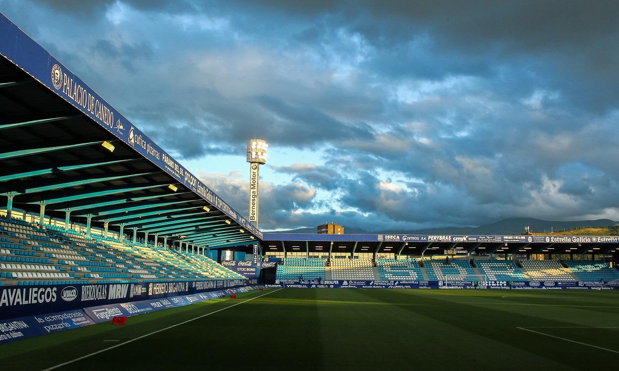 El estadio 'El Tolarín', de la SD Ponferradina. EP