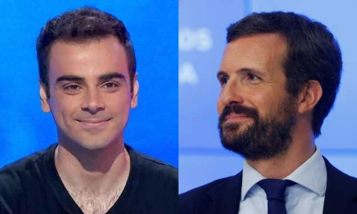 Pablo Díaz ('Pasapalabra') y Pablo Casado.