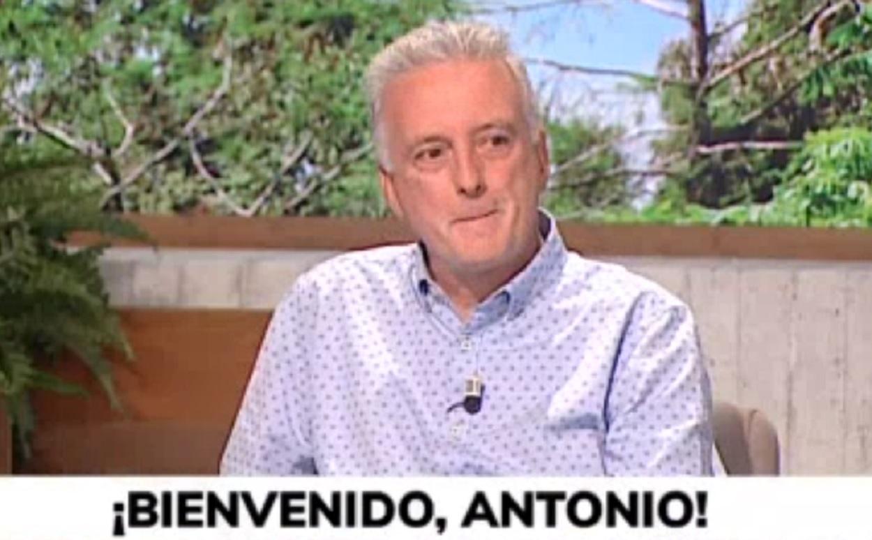 El presentador de El Tiempo Antonio López. Telemadrid