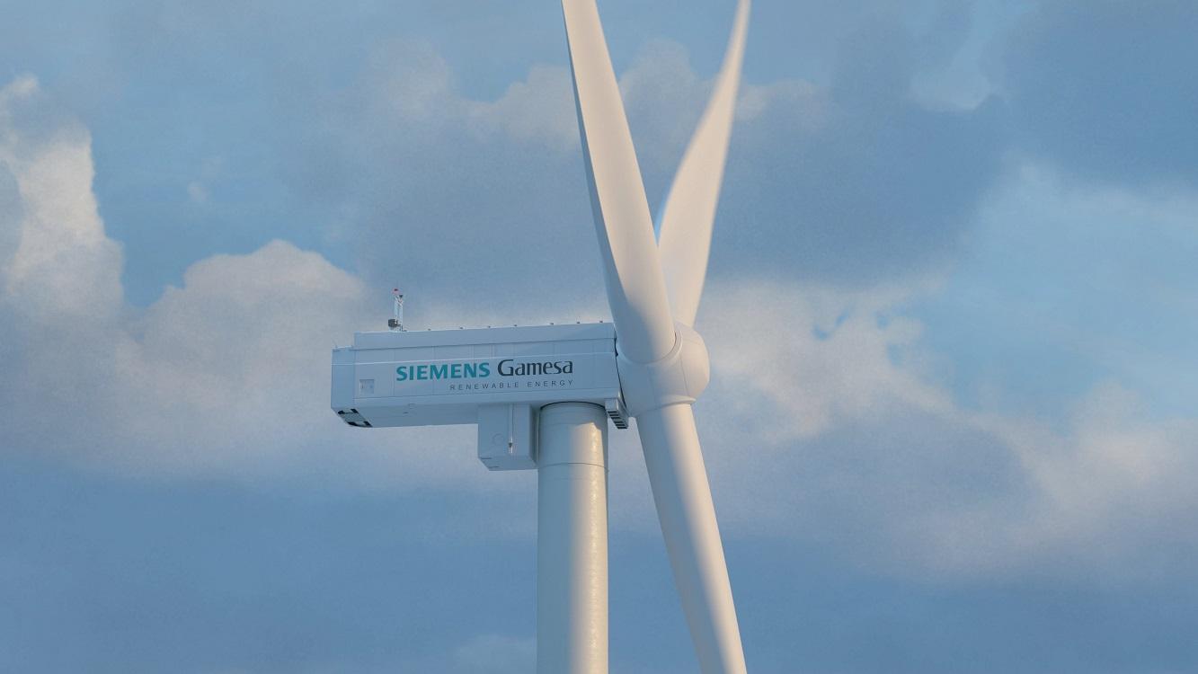 Un aerogenerador de Siemens Gamesa. Europa Press