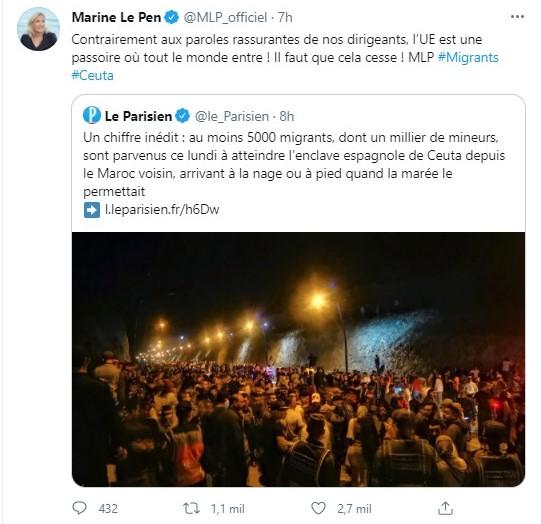 Le Pen sobre Ceuta