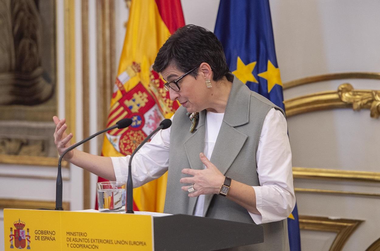 La ministra de Asuntos Exteriores, Unión Europea y Cooperación, Arancha González Laya, en una imagen de archivo. Fuente: Europa Press.