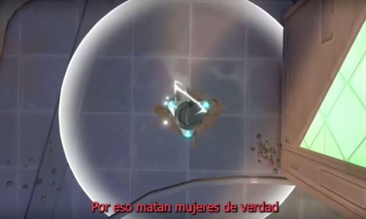 Captura del vídeo de una tuitera que denuncia los insultos machistas en los videojuegos. 