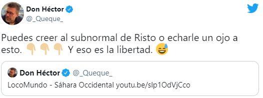 El tuit de Quequé El tuit de Quequé