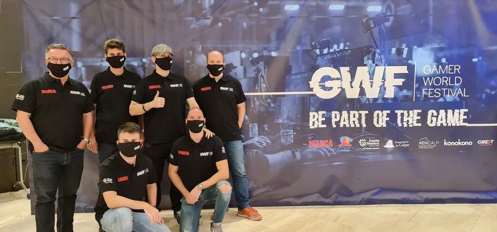 Equipo de la GWF encargado de preparar las presentaciones | Fuente: @gwfestival (Gamer World Festival)