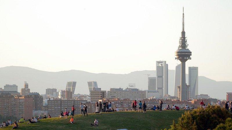 Parque de las siete tetas en Vallecas