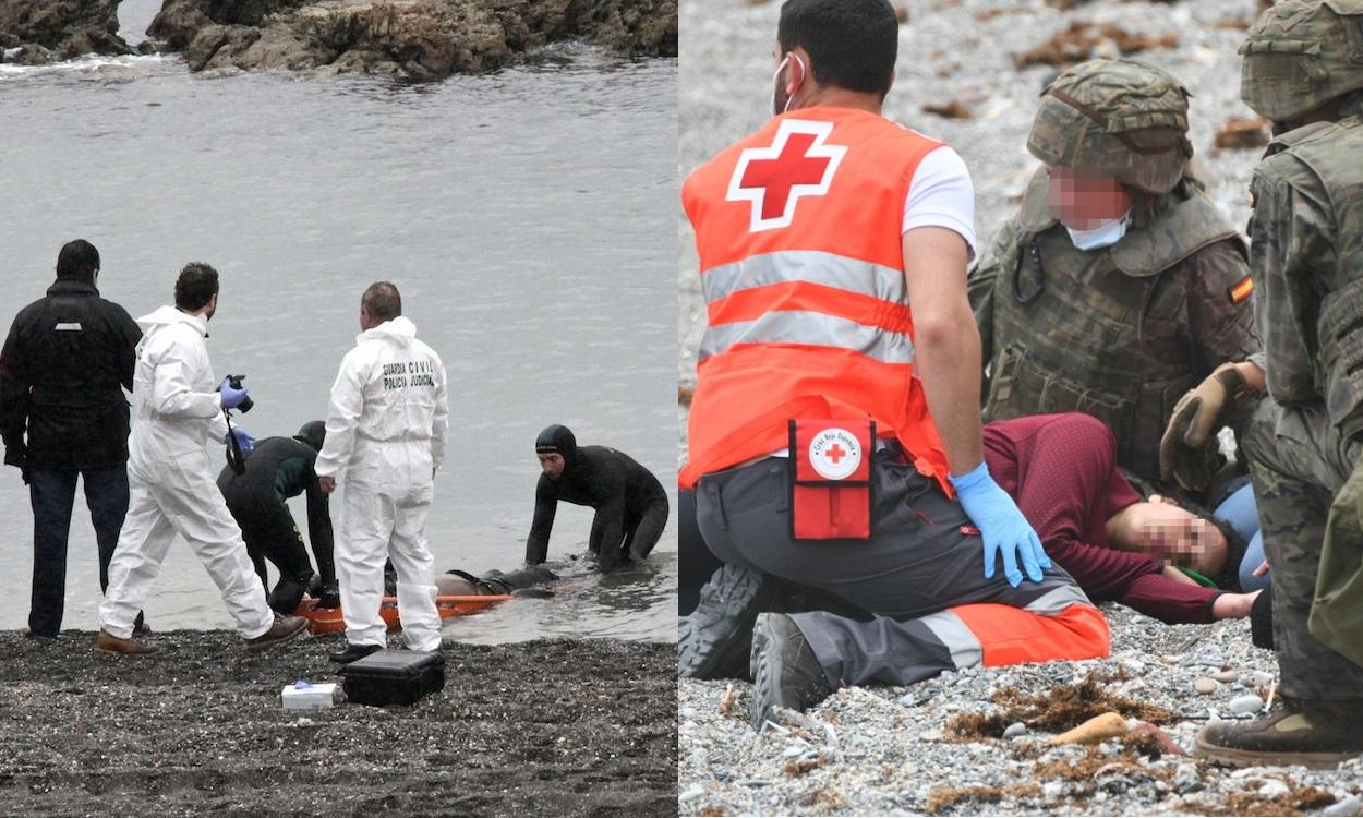 Diferencias entre la tragedia del Tarajal y la actitud de los militares en Ceuta esta semana. EP