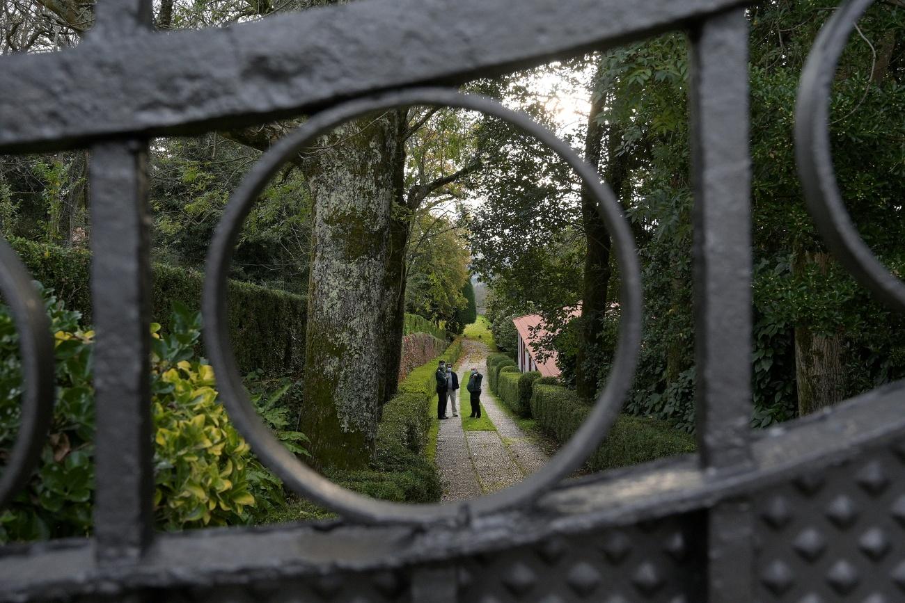 Imagen del Pazo de Meirás en noviembre cuando una delegación se encargó de inventariar los bienes situados en el interior del recinto (Foto: Europa Press).