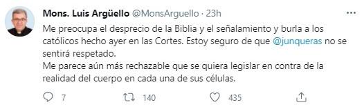 secretario católico contra rufián