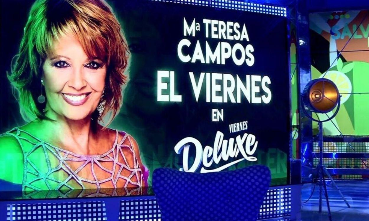 María Teresa Campos regresa a 'Deluxe'. Mediaset.