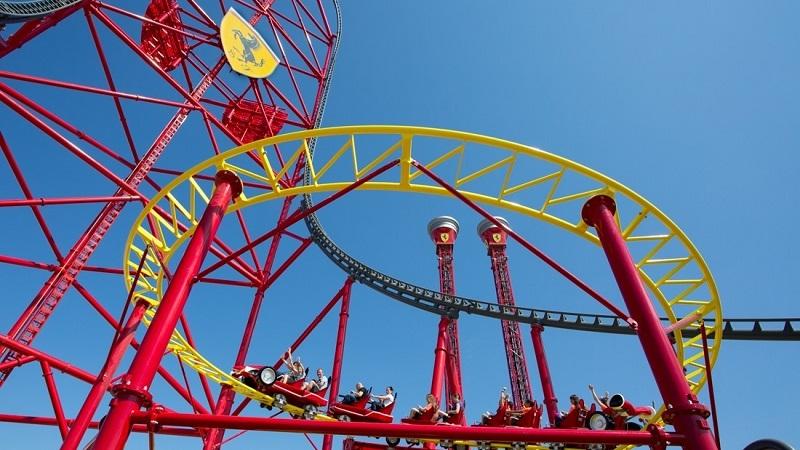 Una de las atracciones del parque PortAventura. EP