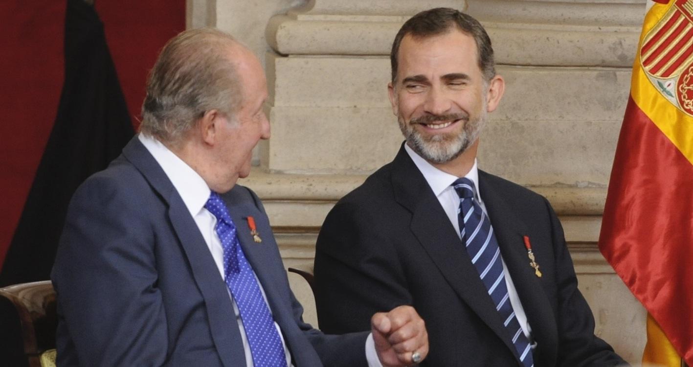 Juan Carlos I y Felipe VI : Archivo. EP