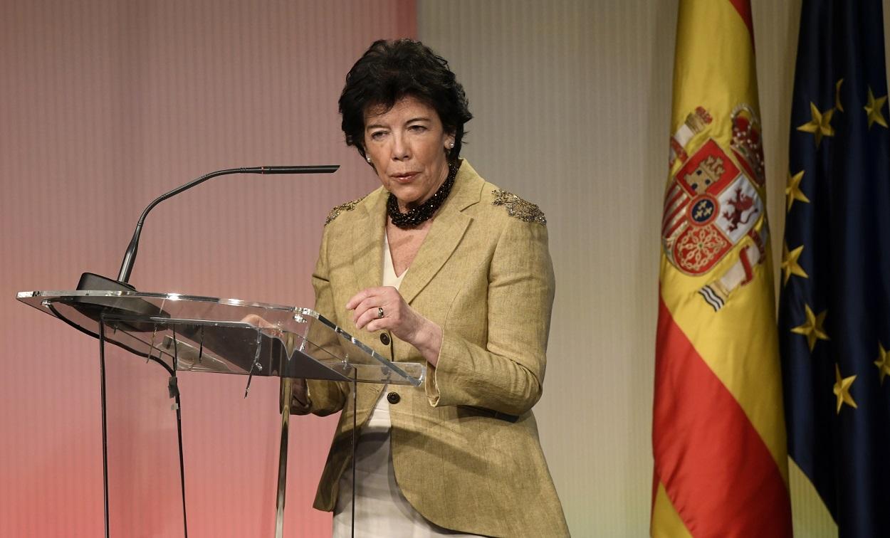 La ministra de Educación, Isabel Celaá. EP archivo