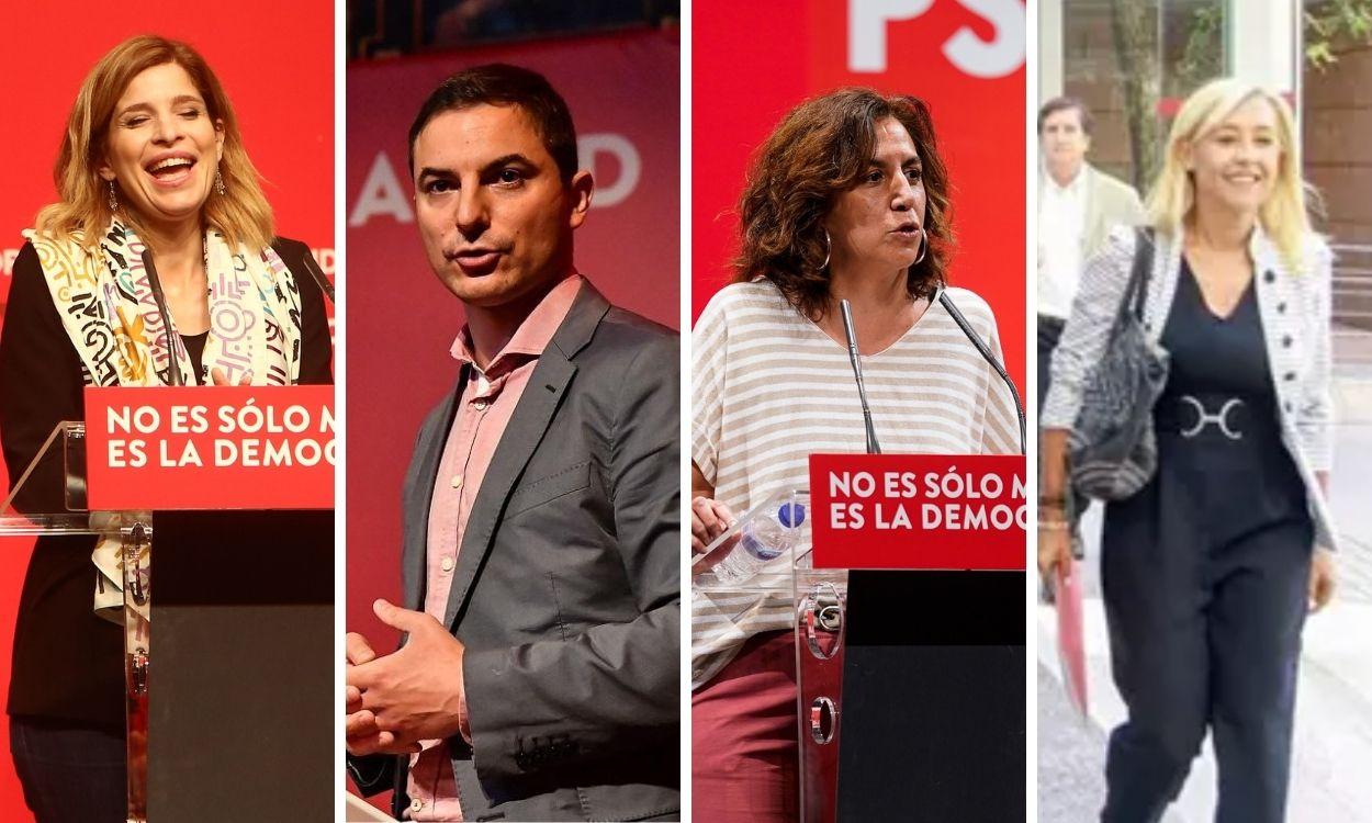Las cuatro personas llamadas a renovar al PSOE M