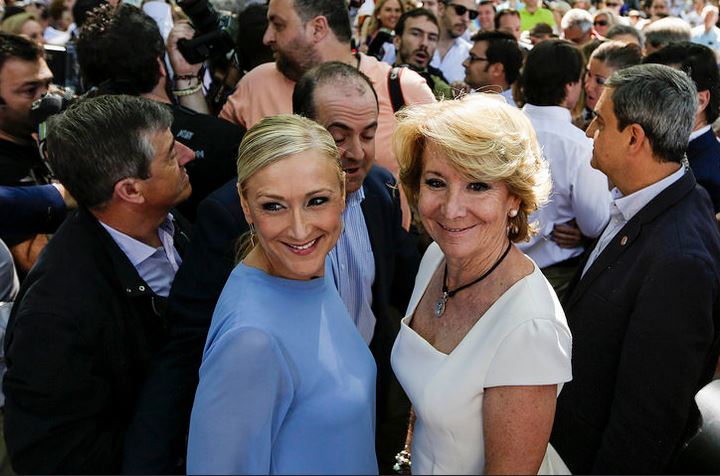 Cristina Cifuentes y Esperanza Aguirre en una foto de archivo. 