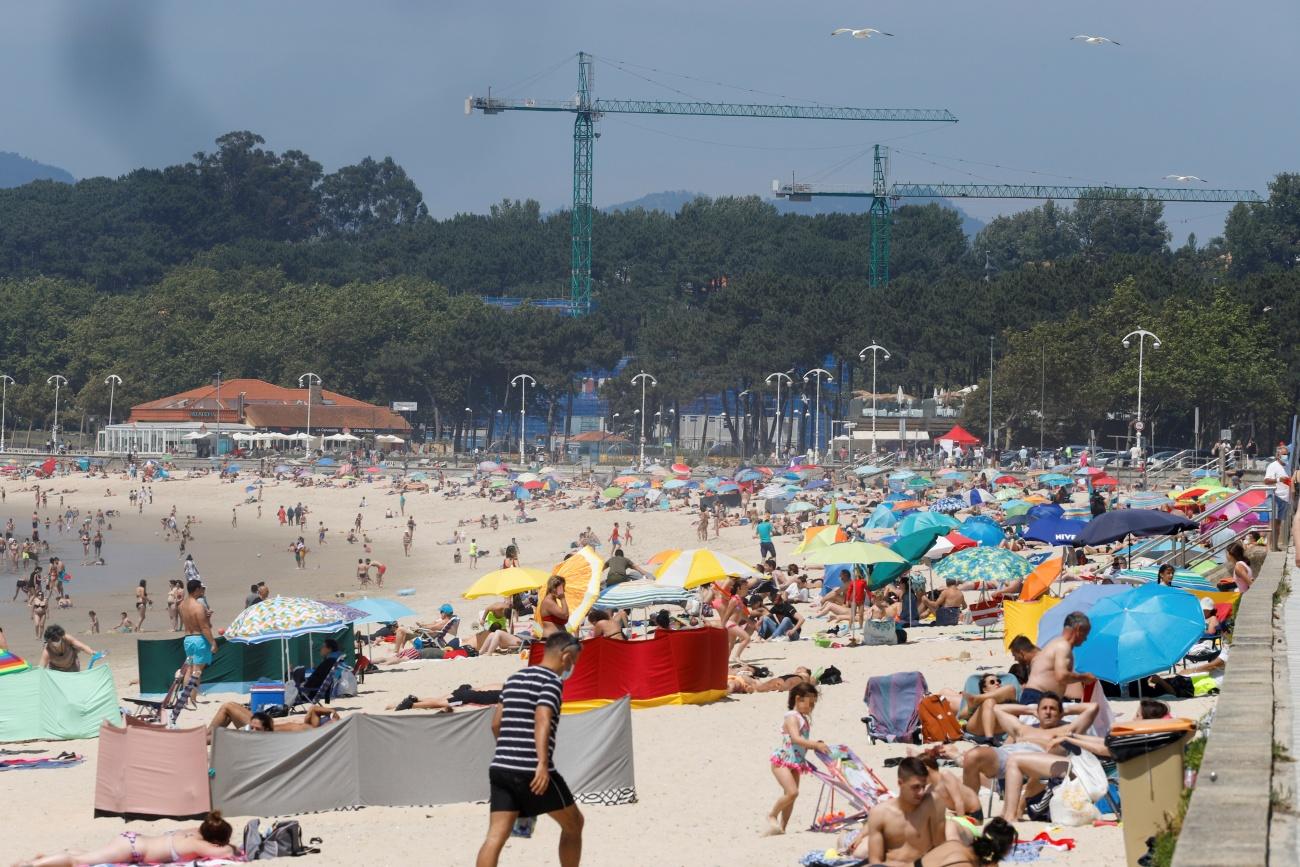 Galicia experimenta, según este estudio, una veintena de muertes anuales atribuidas al aumento del calor por el cambio climático (Foto: Europa Press).