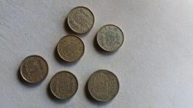 Varias monedas de pesetas. EP