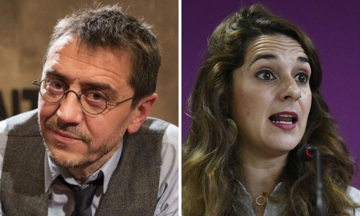 Juan Carlos Monedero y Noelia Vera