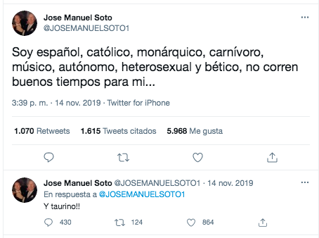 Jose Manuel Soto tuit Jose Manuel Soto tuit