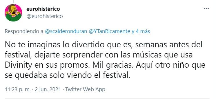 Los seguidores de la docuserie agradecen la visibilidad que se ha dado al festival de Eurovisión Los seguidores de la docuserie agradecen la visibilidad que se ha dado al festival de Eurovisión
